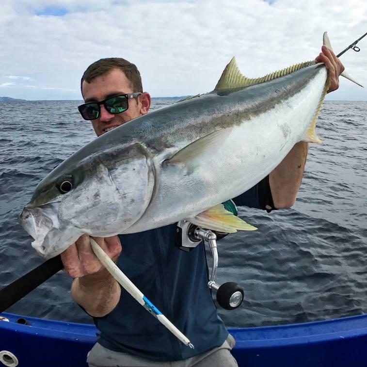 Jay Barker catching Kingfish with a very old jig