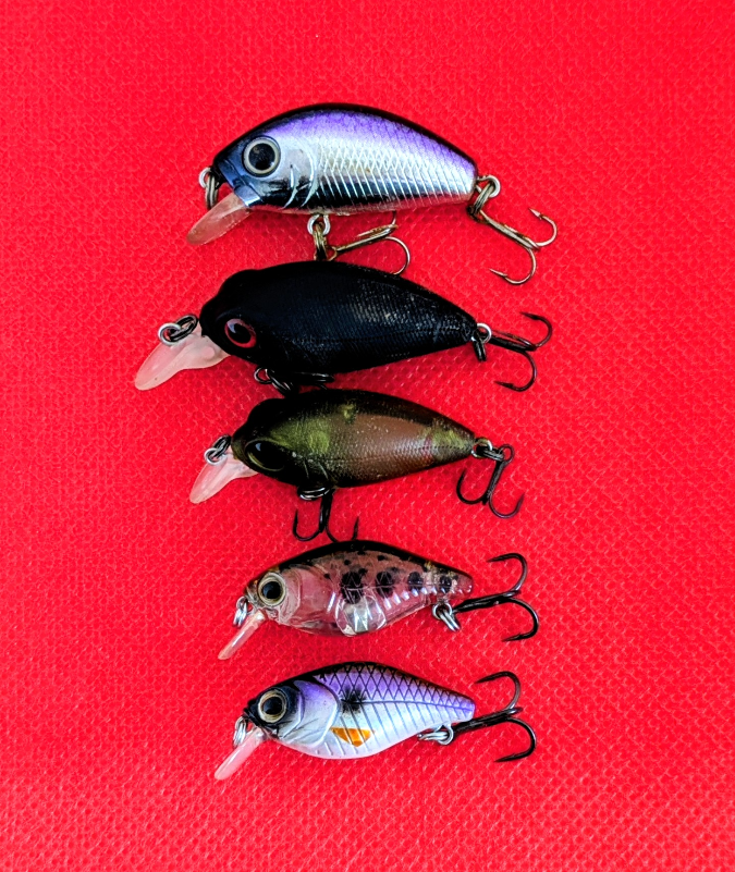 One-Off Lure Lot #003 - 5 Micro Bream & Bass Lures