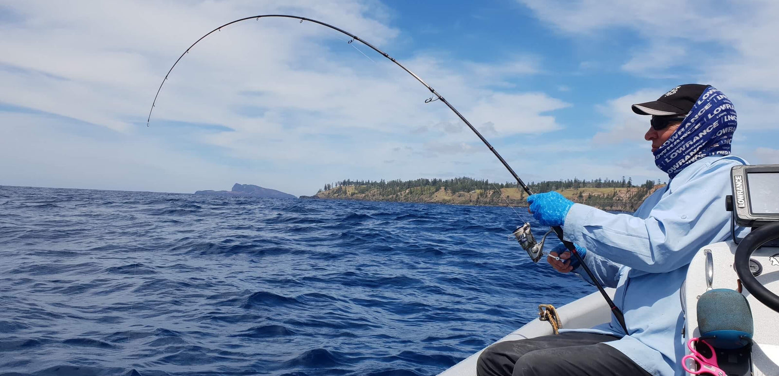 Downrigger Shop fishing from a boat off the Australian coast