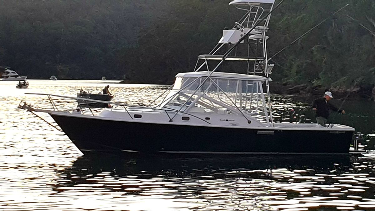 Black Rat heading offshore on the 2020 Texas Reef kingfish jigging trip