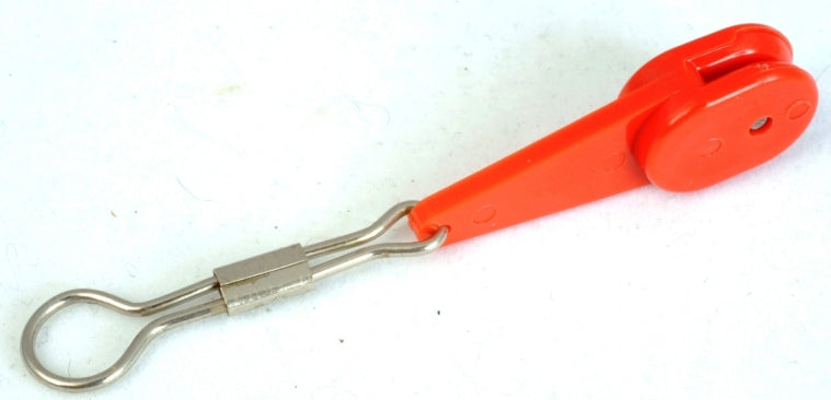 Current adjustable downrigger release clip