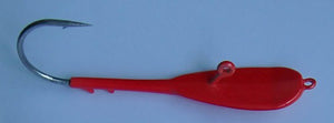 The red Downrigger Shop spoon hook