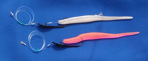 Pre rigged soft plastics and spoon hooks ready to go
